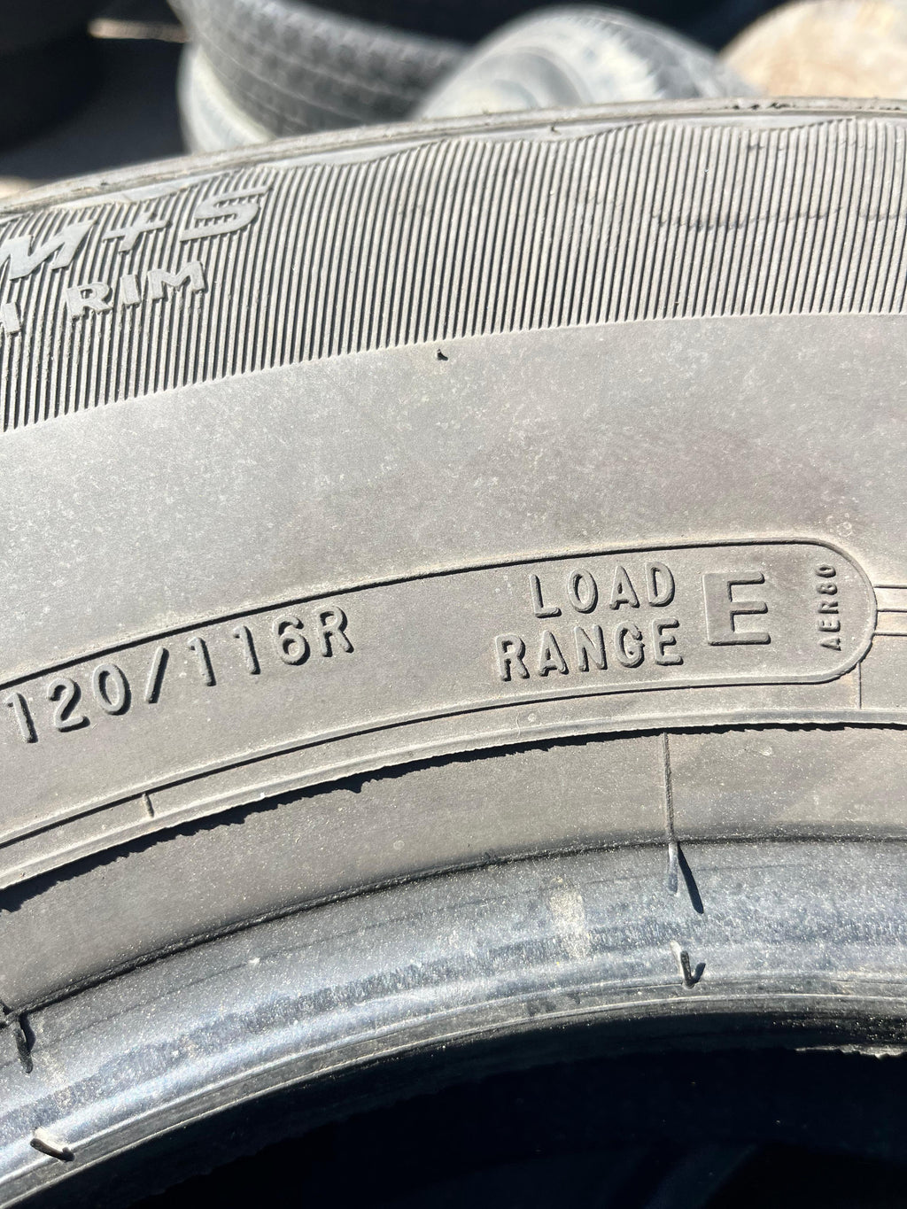 LT235/85R16 Single (1 Used Tire) Mastercraft Courser LTR
