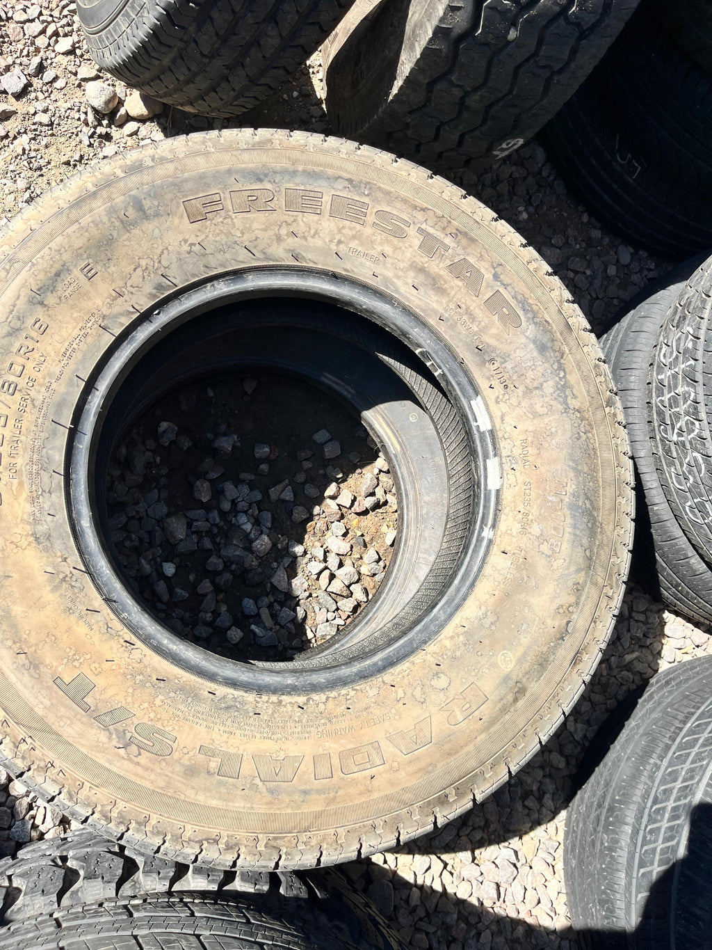 ST235/80R16 Single (1 Used Tire) Freestar Radial ST