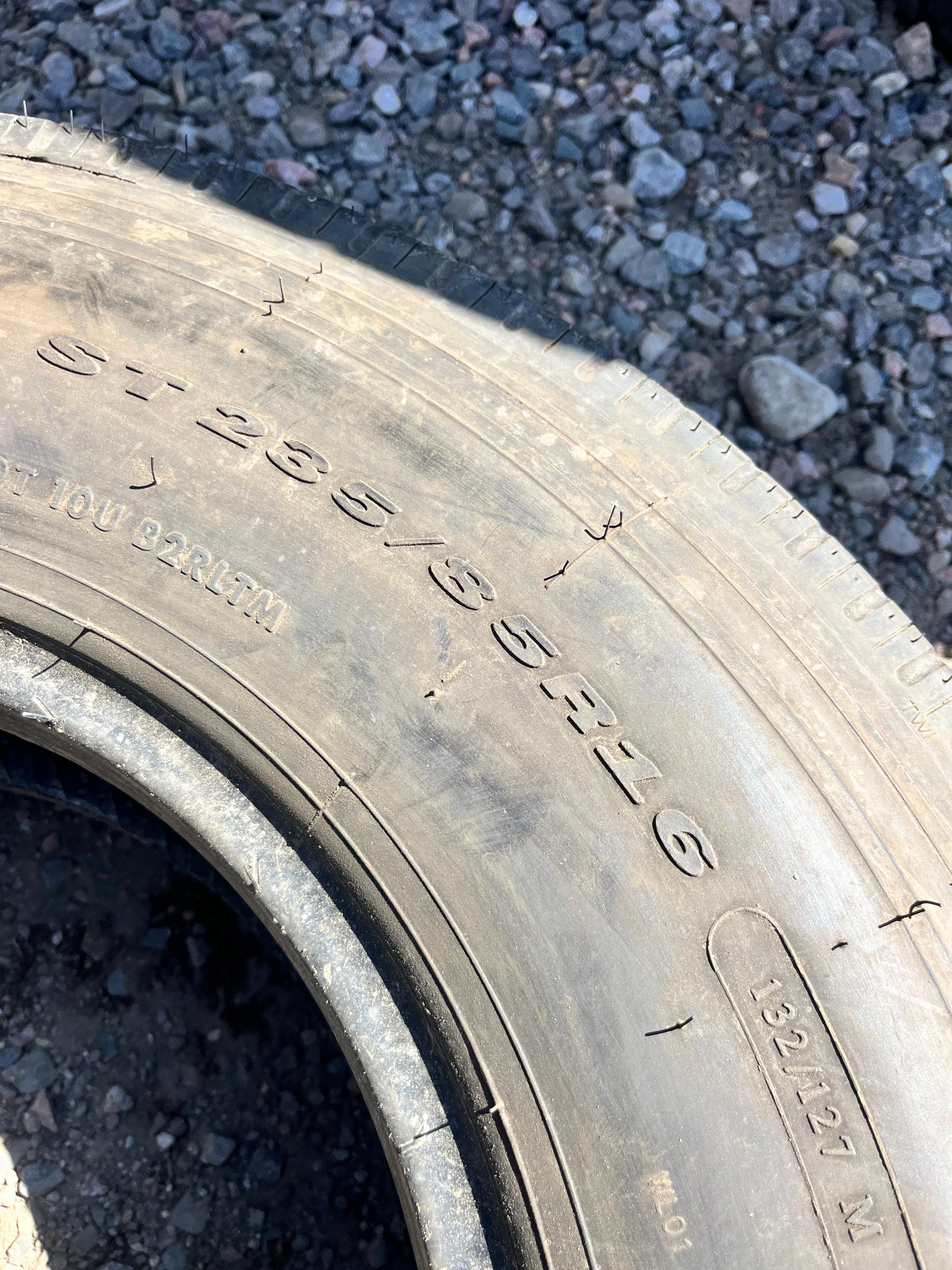 ST235/85R16 Single (1 Used Tire) Provider F835