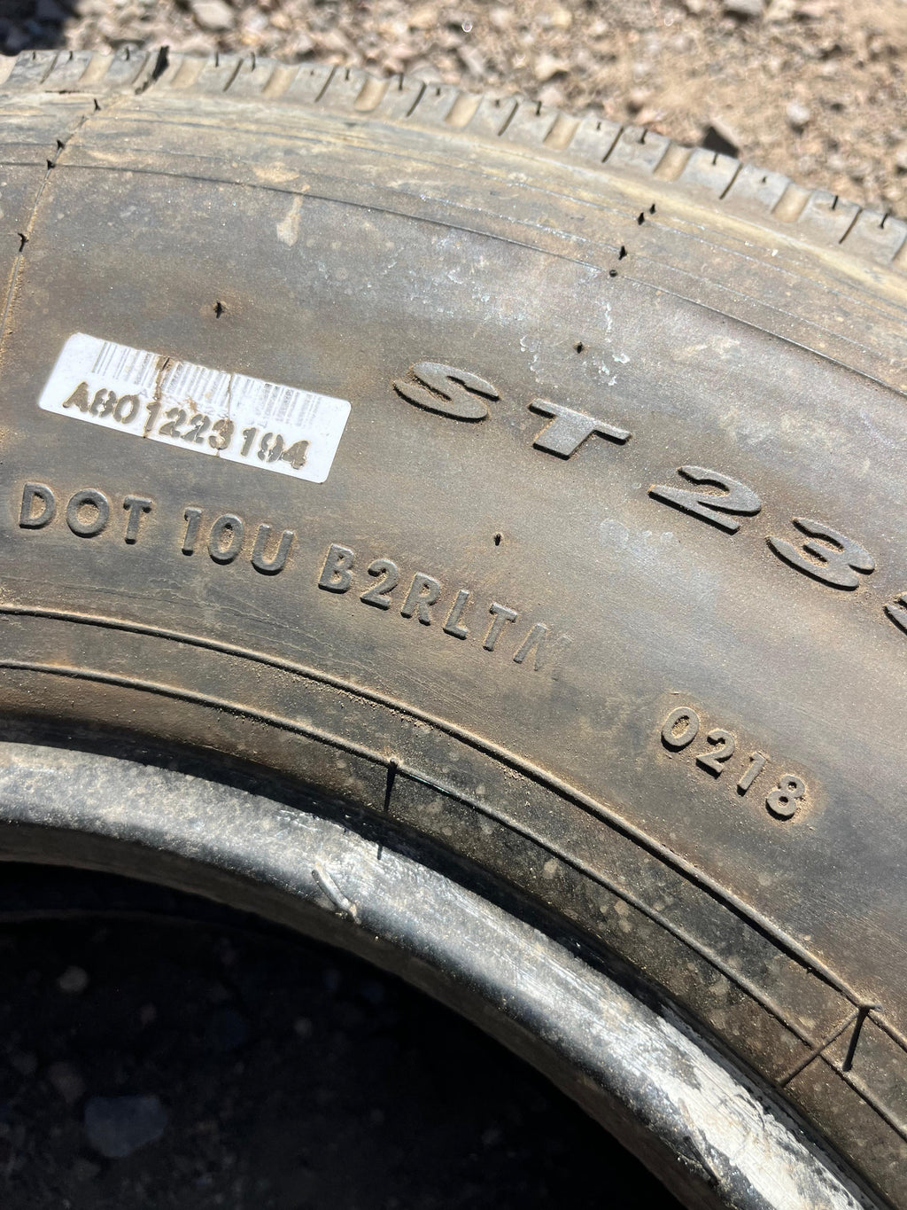 ST235/85R16 Single (1 Used Tire) Provider F835