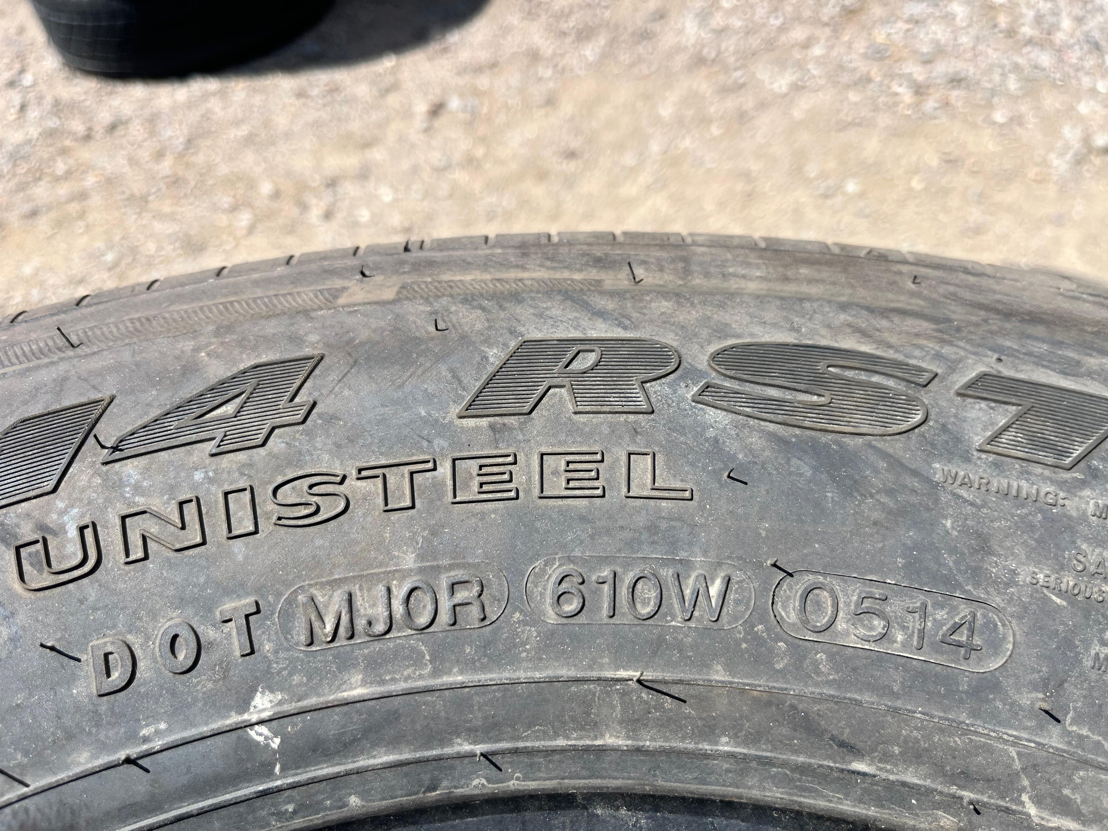 LT235/85R16 Single (1 Used Tire) Goodyear G 614 RST