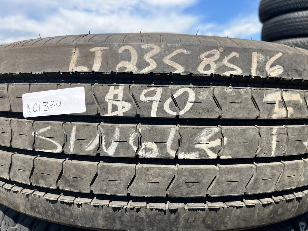 LT235/85R16 Single (1 Used Tire) Goodyear G 614 RST