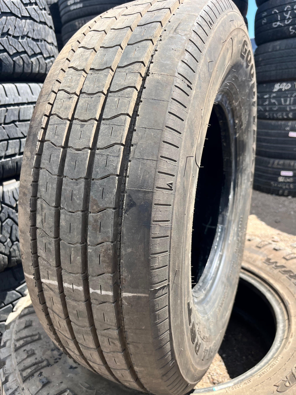 LT235/85R16 Single (1 Used Tire) Goodyear G 614 RST