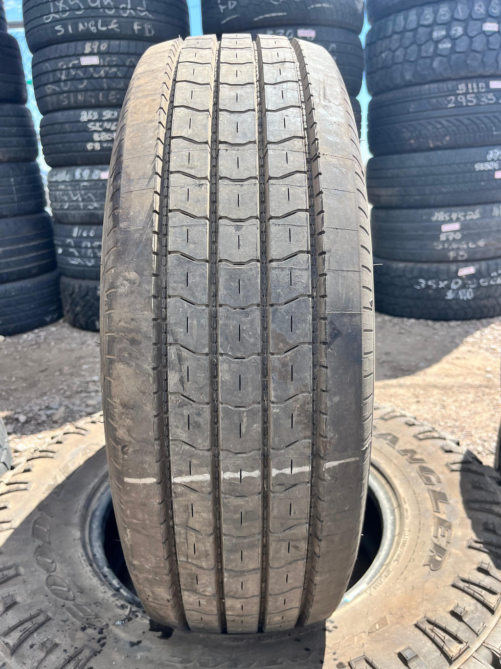 LT235/85R16 Single (1 Used Tire) Goodyear G 614 RST