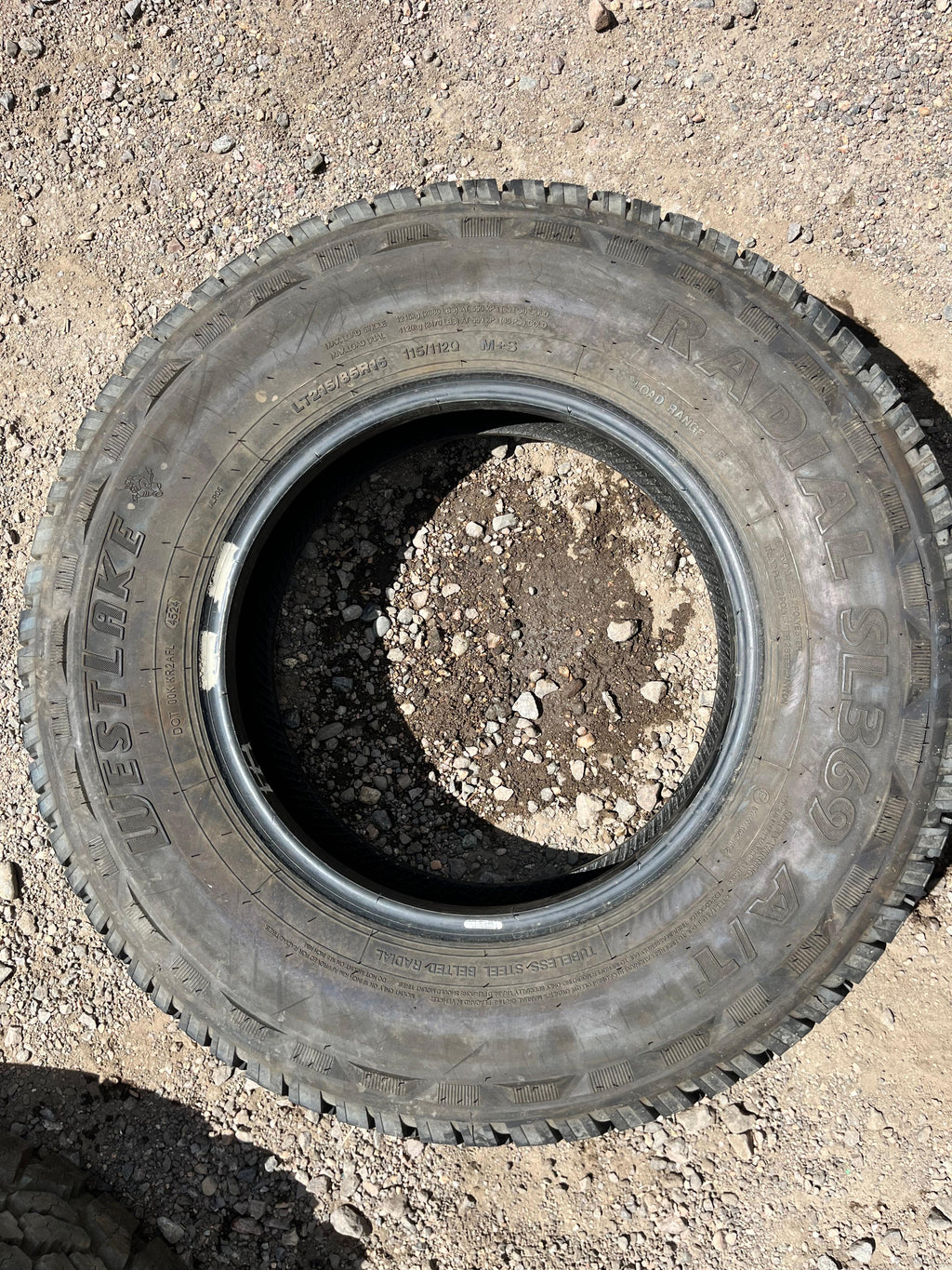 LT215/85R16 Single (1 Used  Tire) WestLake Radial SL369