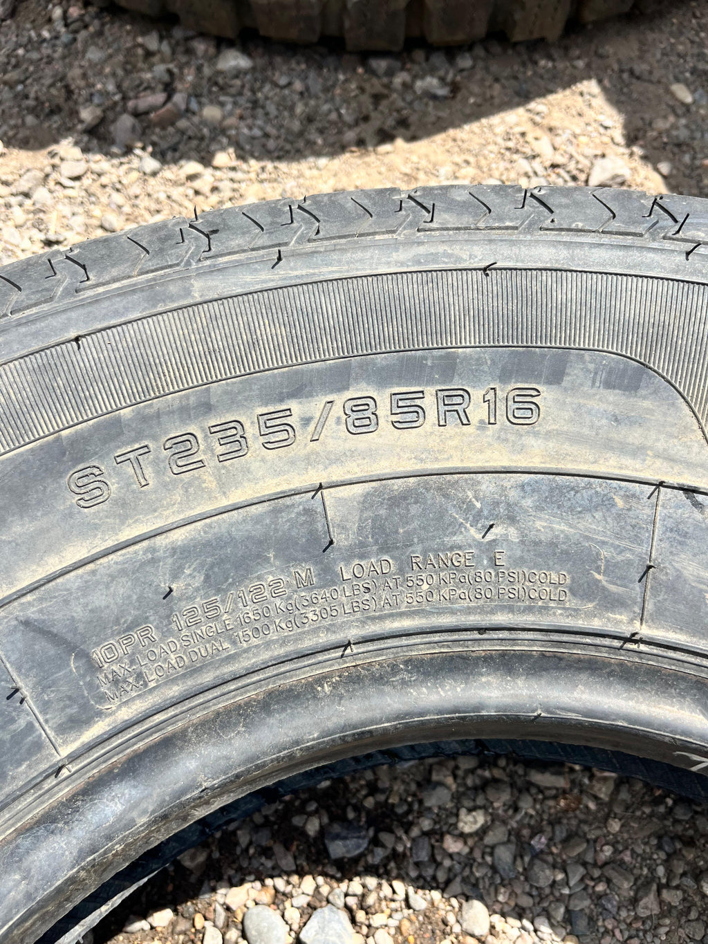 ST235/85R16 Single (1 Used Tire) MasterTrack UN203