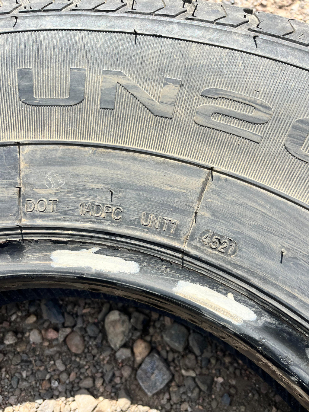 ST235/85R16 Single (1 Used Tire) MasterTrack UN203