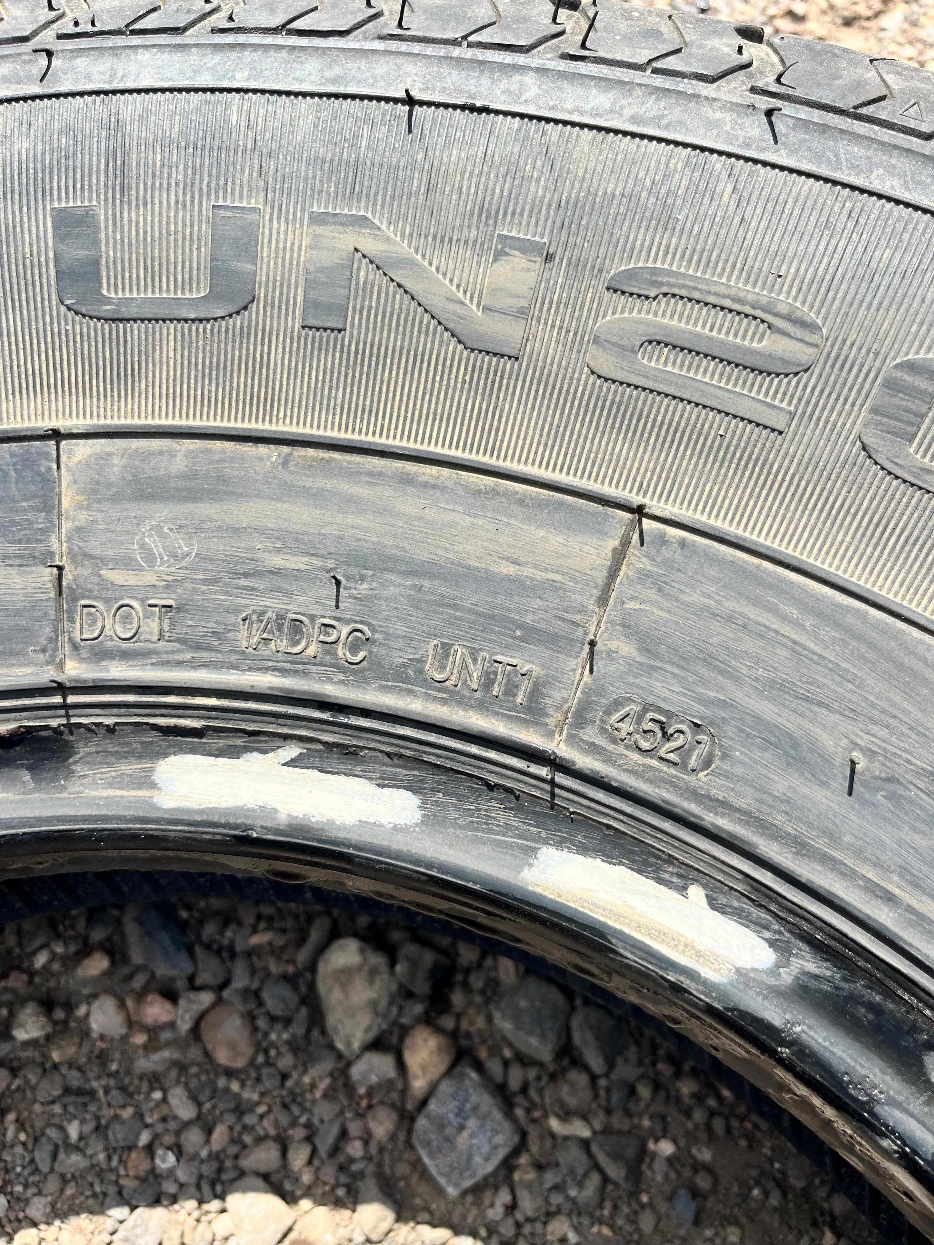 ST235/85R16 Single (1 Used Tire) MasterTrack UN203