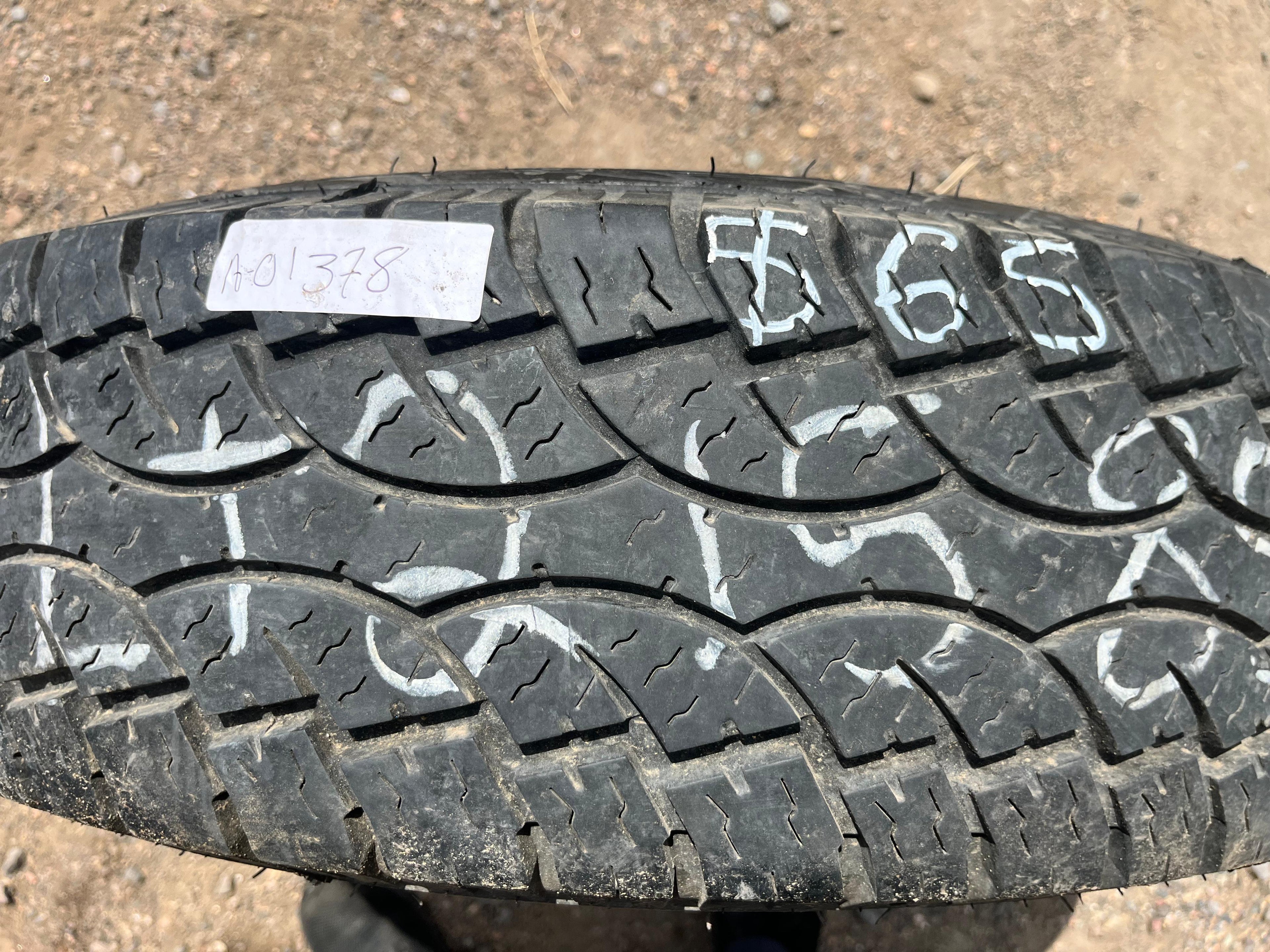 LT215/85R16 Single (1 Used Tire) Atturo Trail Blade