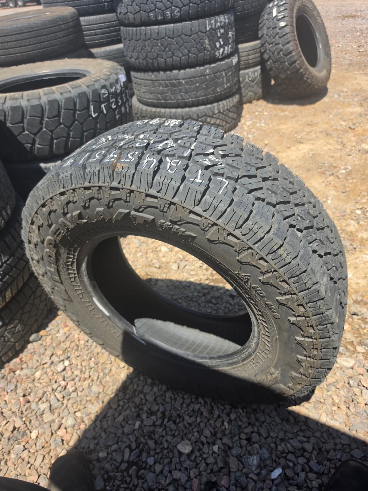 LT245/75R17  Single (1 Used Tire) Falken Wild Peak
