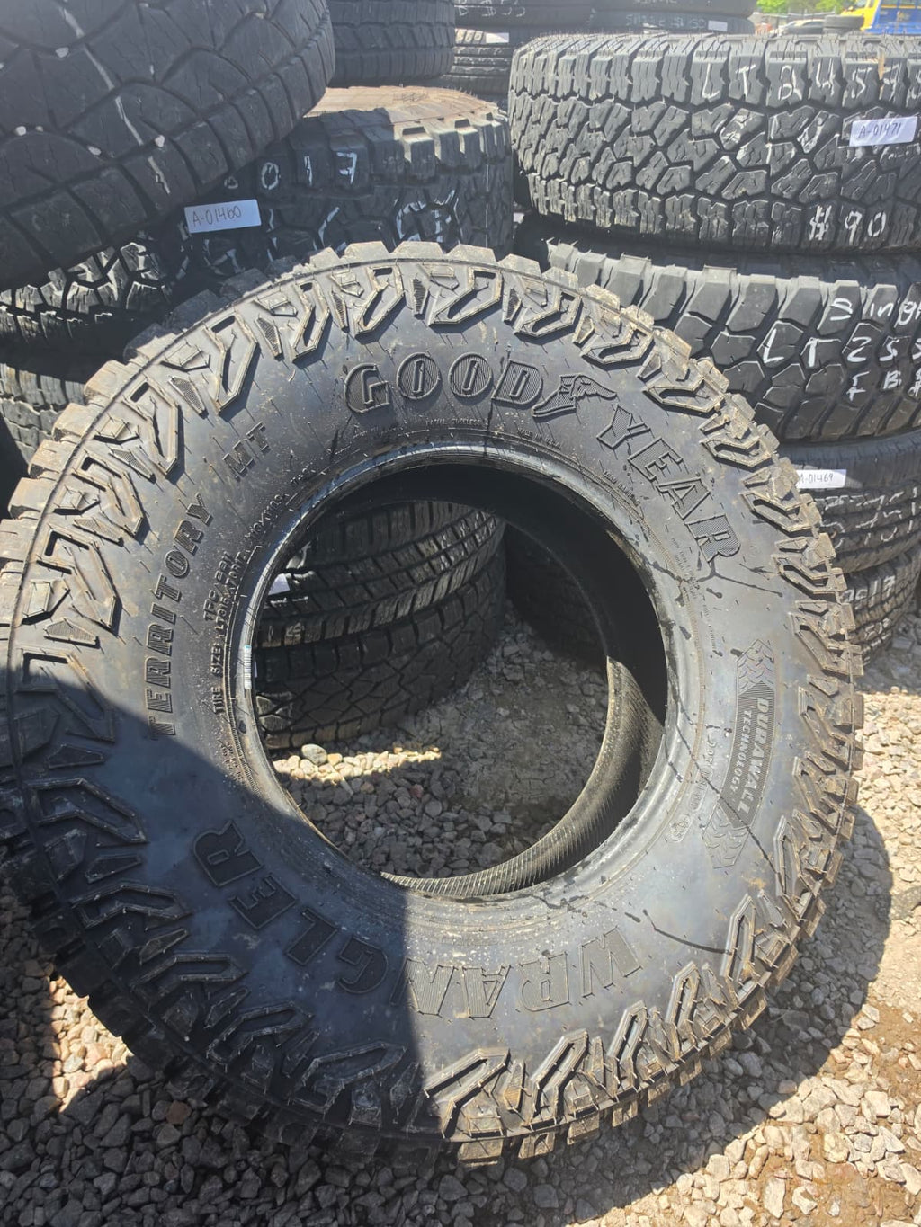 LT315/70R17 Single (1 Used Tire) Goodyear Wrangler Territory
