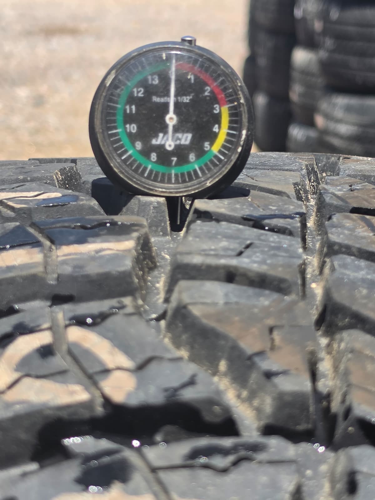LT315/70R17 Single (1 Used Tire) Goodyear Wrangler Territory