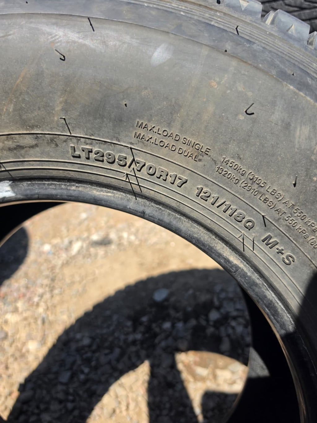 LT285/70R17 Single (1 Used Tire) Capitol All-Terrain