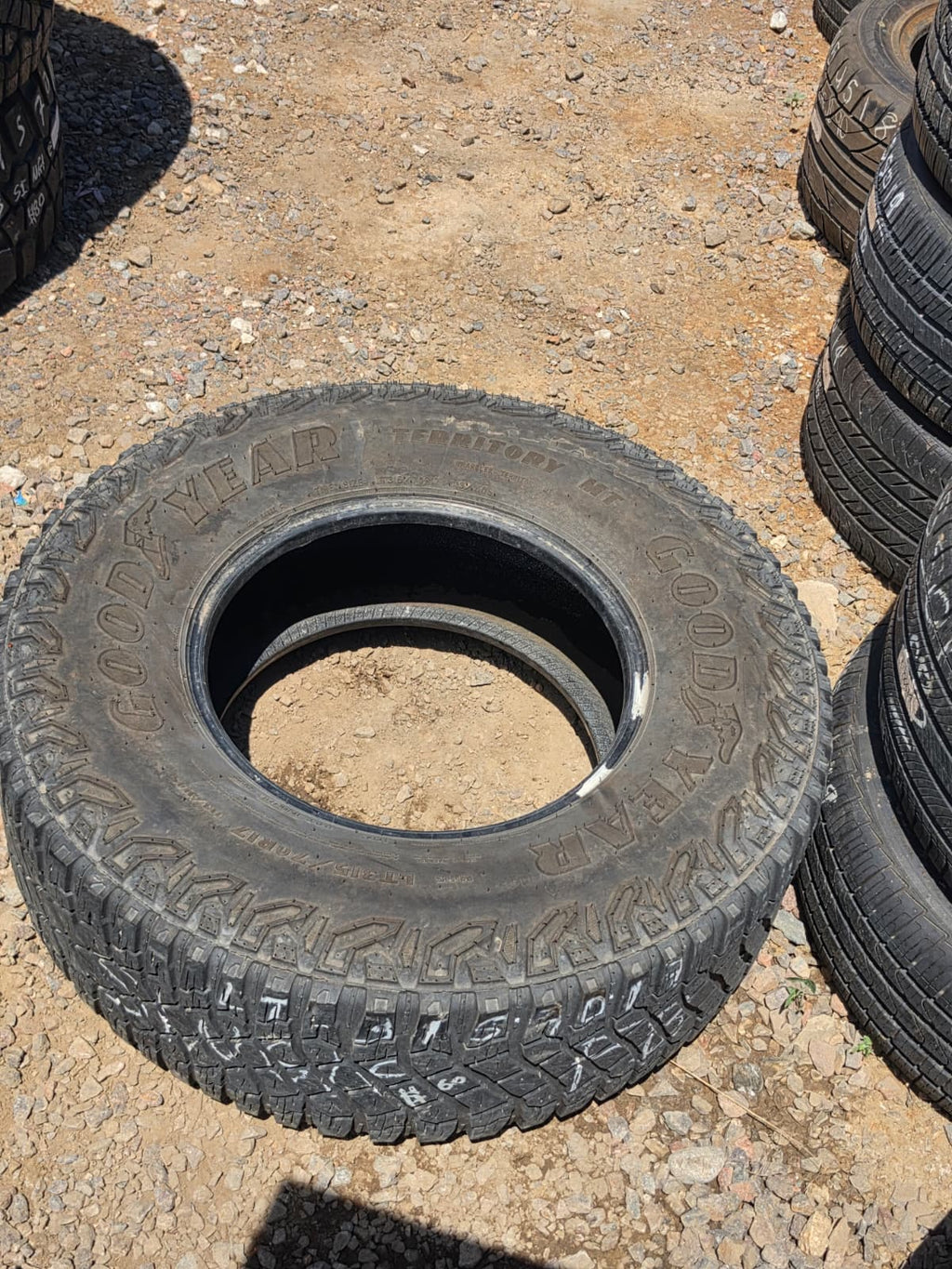 LT315/70R17 Single (1 Used Tire) Goodyear Wrangler Territory MT