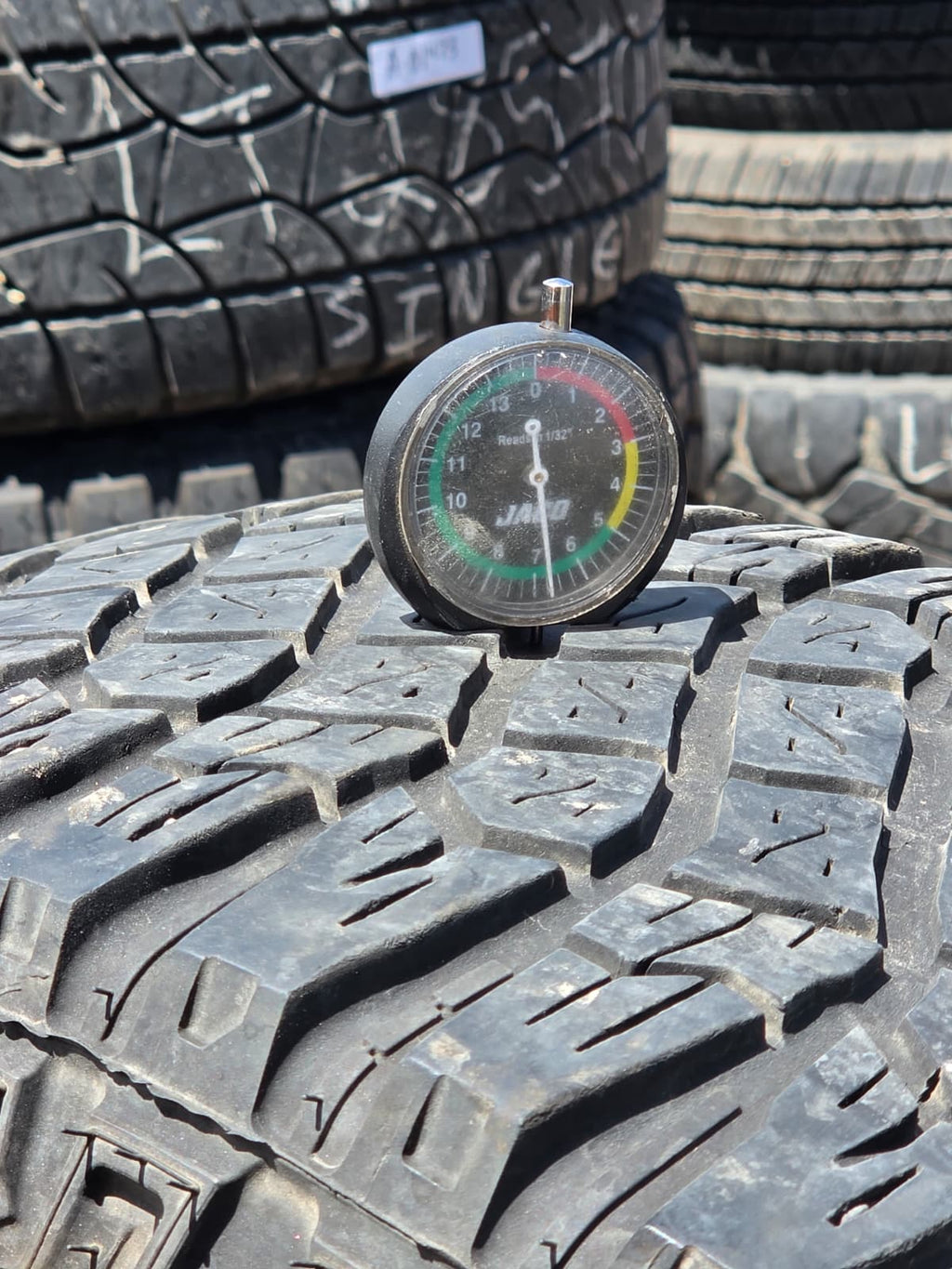 LT315/70R17 Single (1 Used Tire) Goodyear Wrangler Territory MT