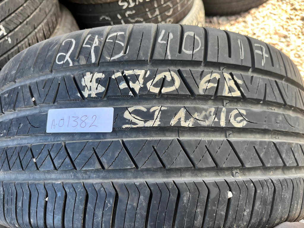 245/40R18 Single (1 Used Tire) Cooper Zeon RS3-G1