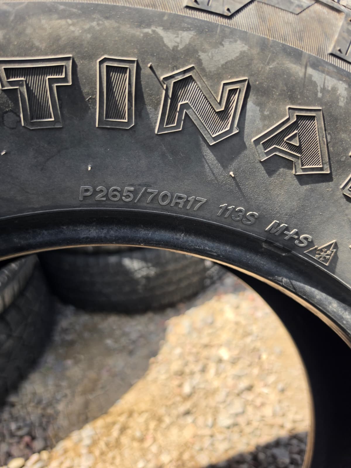 265/70R17 Single (1 Used Tire) Firestone Destination AT2