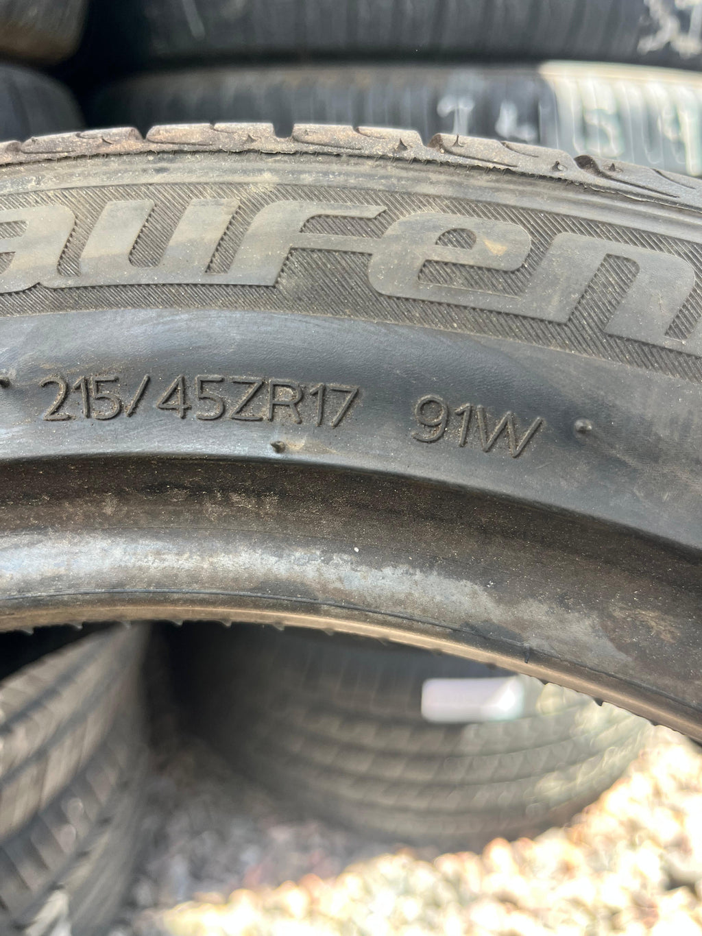 215/45ZR17 Pair (2 Used Tires) Laufenn S. FIT