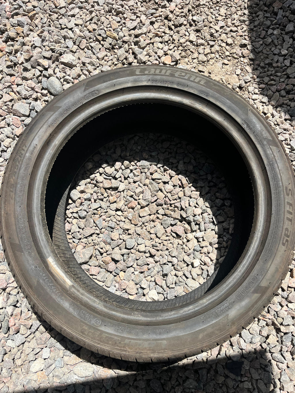215/45ZR17 Pair (2 Used Tires) Laufenn S. FIT