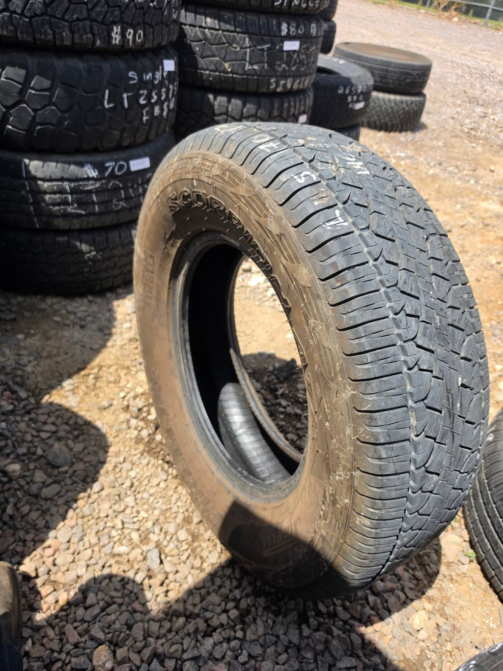 265/70R17 Pair (2 Used Tires) Pirelli Scorpion ATR