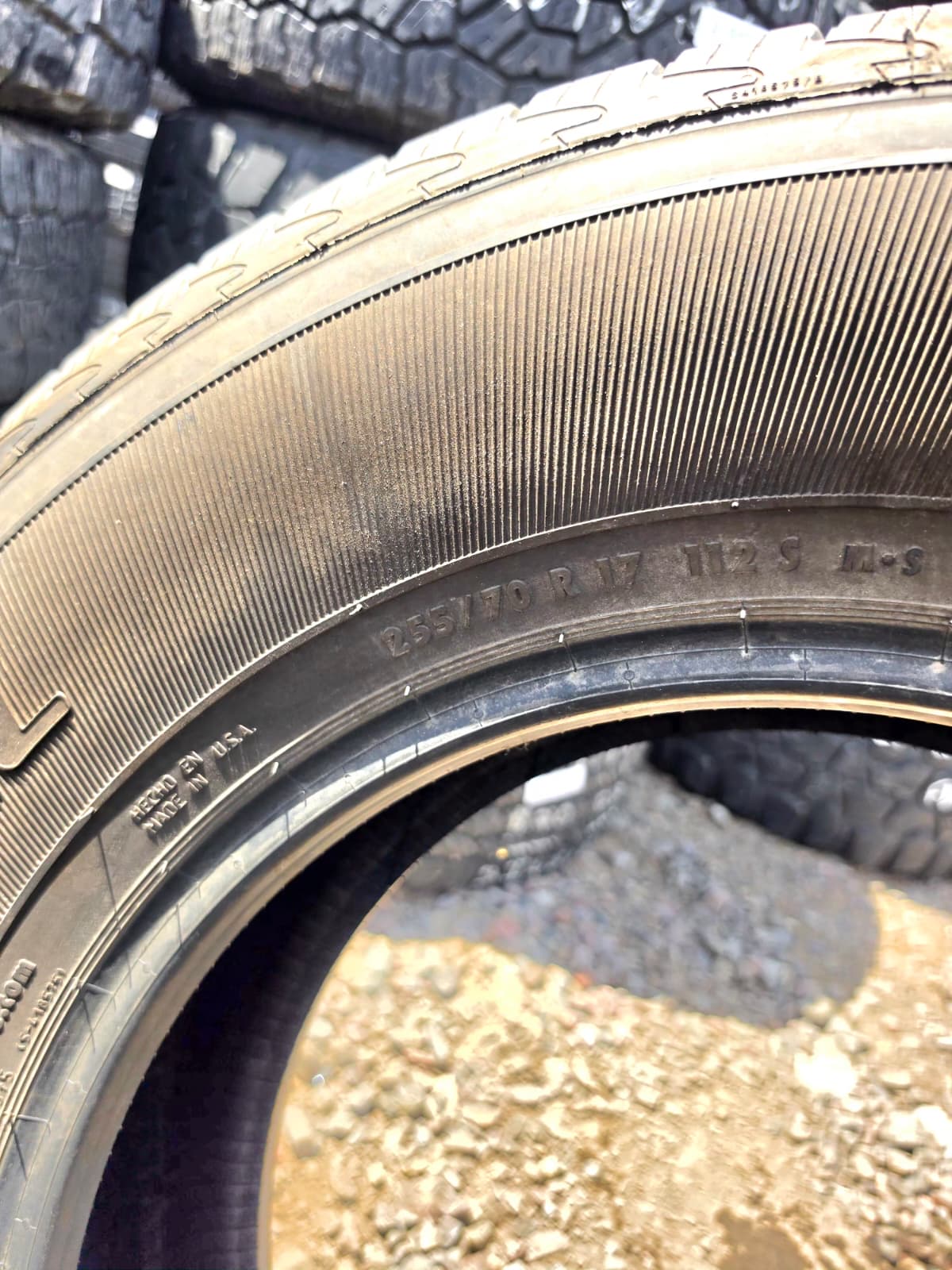 255/70R17 Single (1 Used Tire) General Grabber HTS