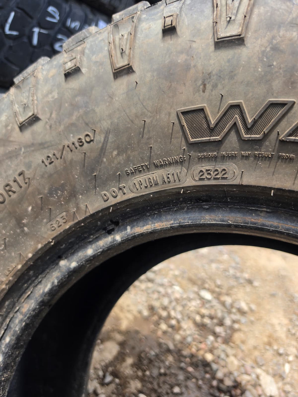 LT315/70R17 Single (1 Used Tire) Goodyear Wrangler DuraTrac