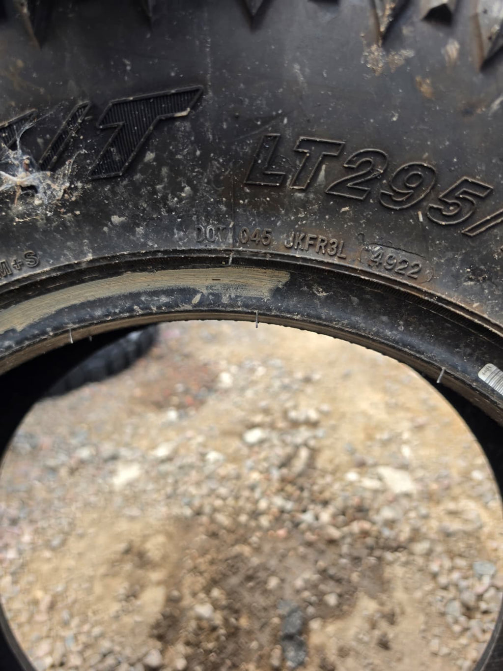 LT295/70R17 Single (1 Used Tire) Atturo Trail Blade XT