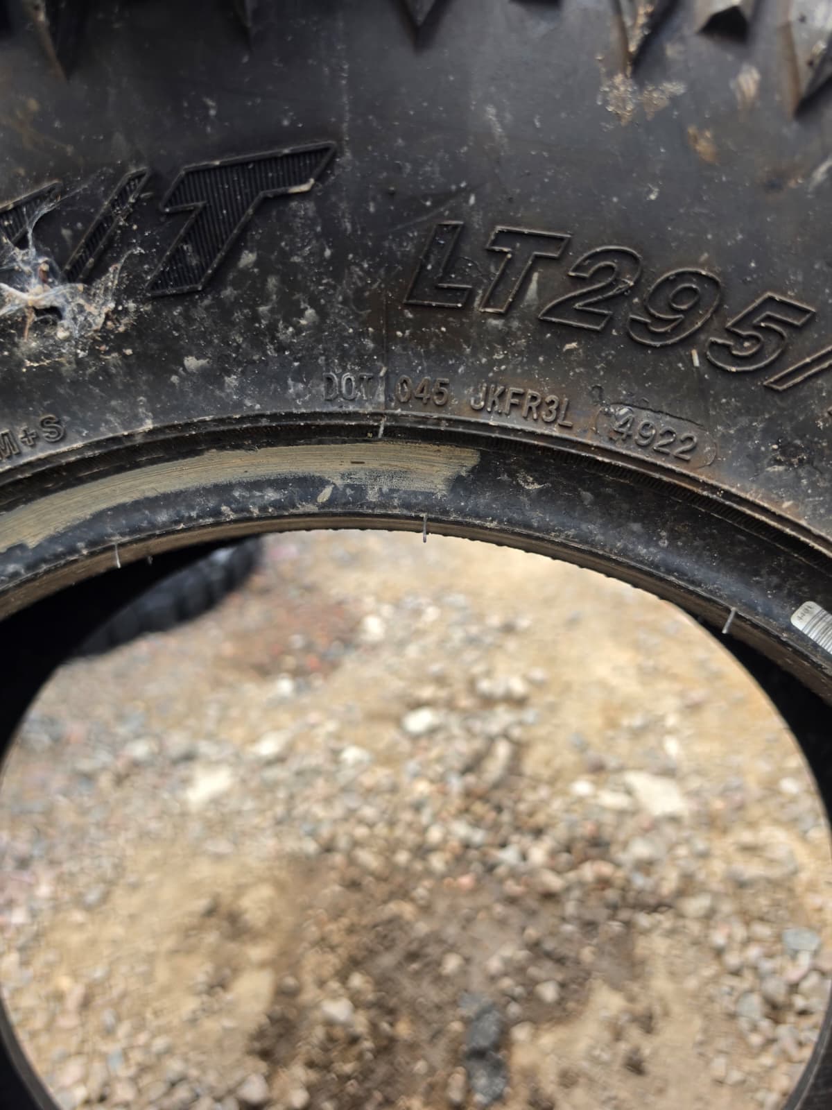 LT295/70R17 Single (1 Used Tire) Atturo Trail Blade XT