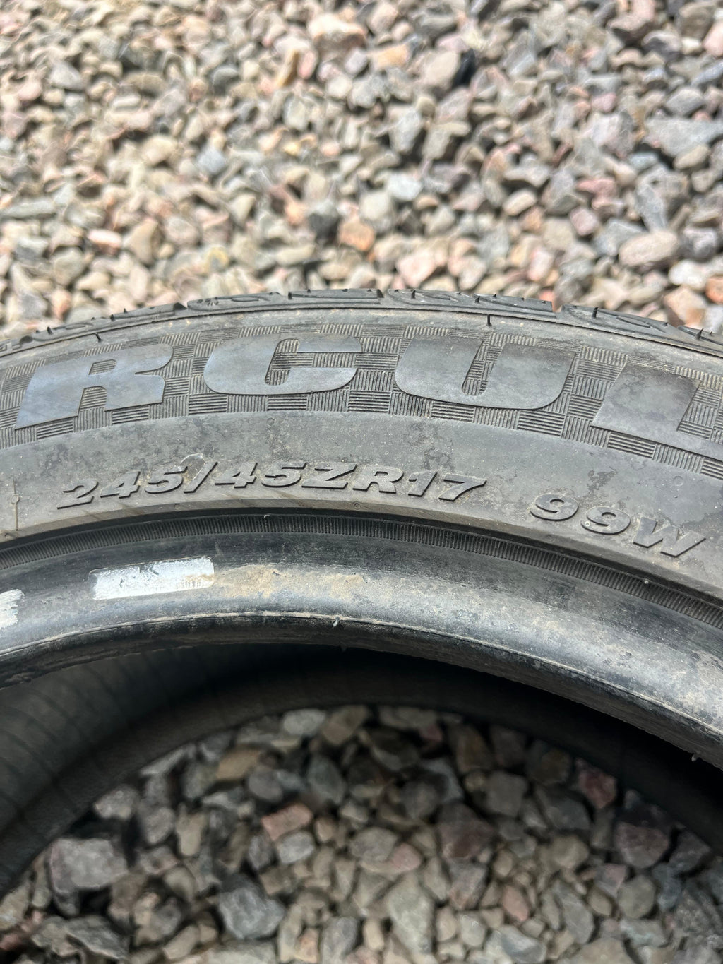 245/45ZR17 Single (1 Used Tire) Hercules Raptis R-T5