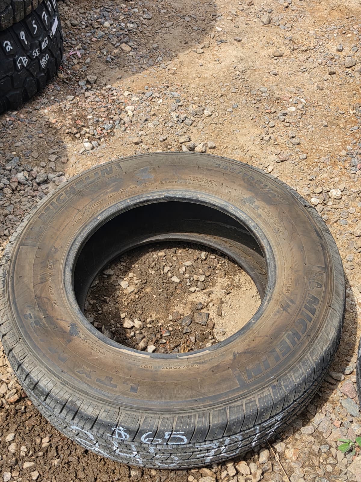 245/70R17 Single (1 Used Tire) Michelin LTX M/S2