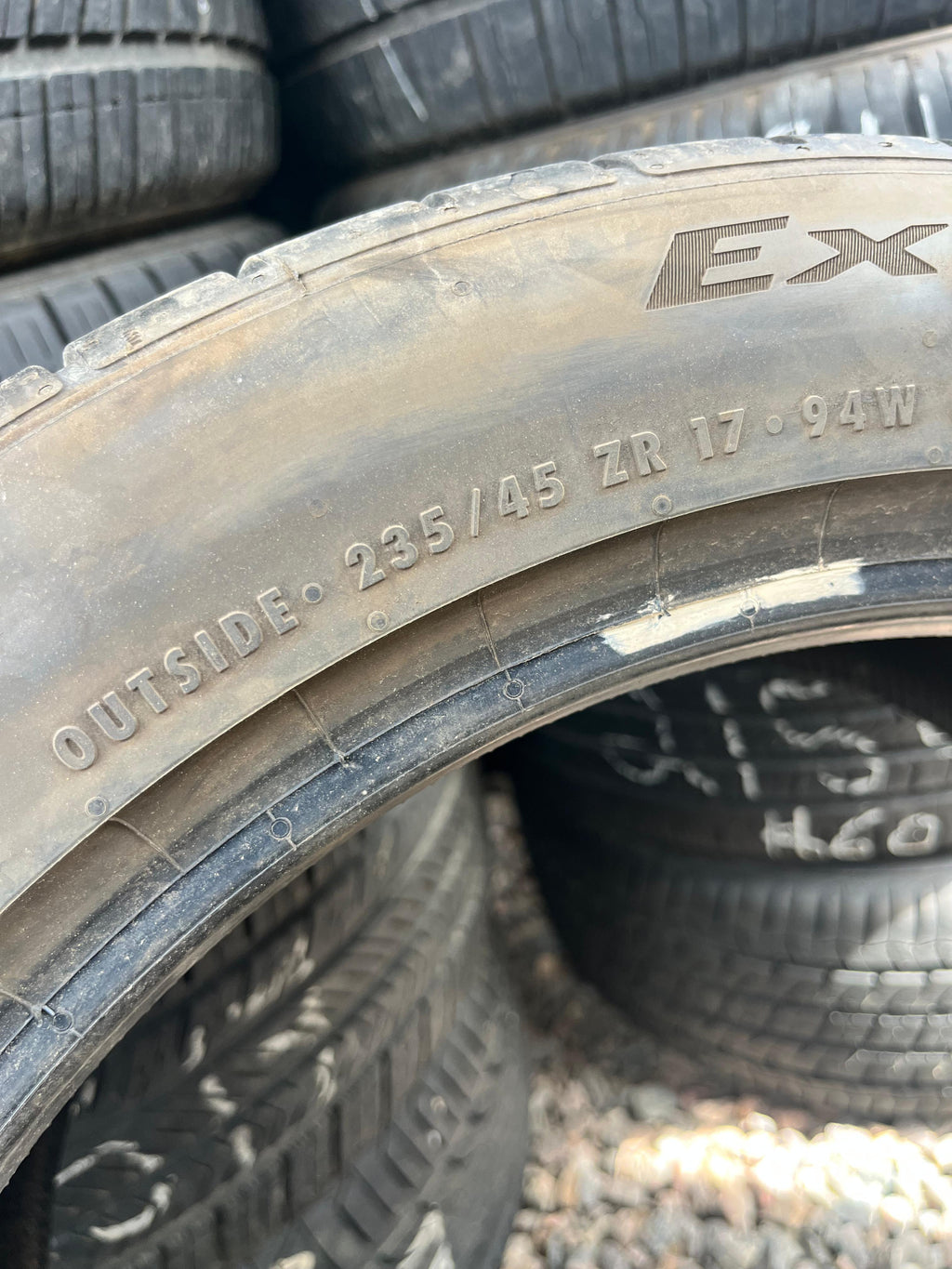 235/45ZR17 Single (1 Used Tire) Continental Extreme Contact