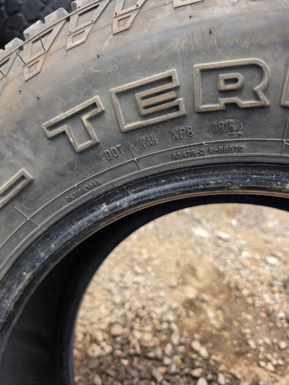 245/70R17 Single (1 Used Tire) Dean Tires Back Country