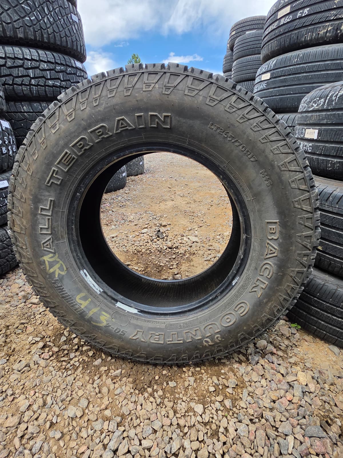 245/70R17 Single (1 Used Tire) Dean Tires Back Country