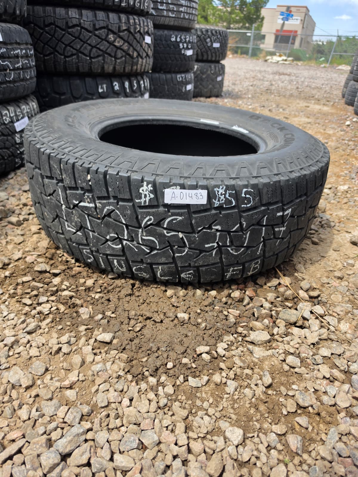 245/70R17 Single (1 Used Tire) Dean Tires Back Country