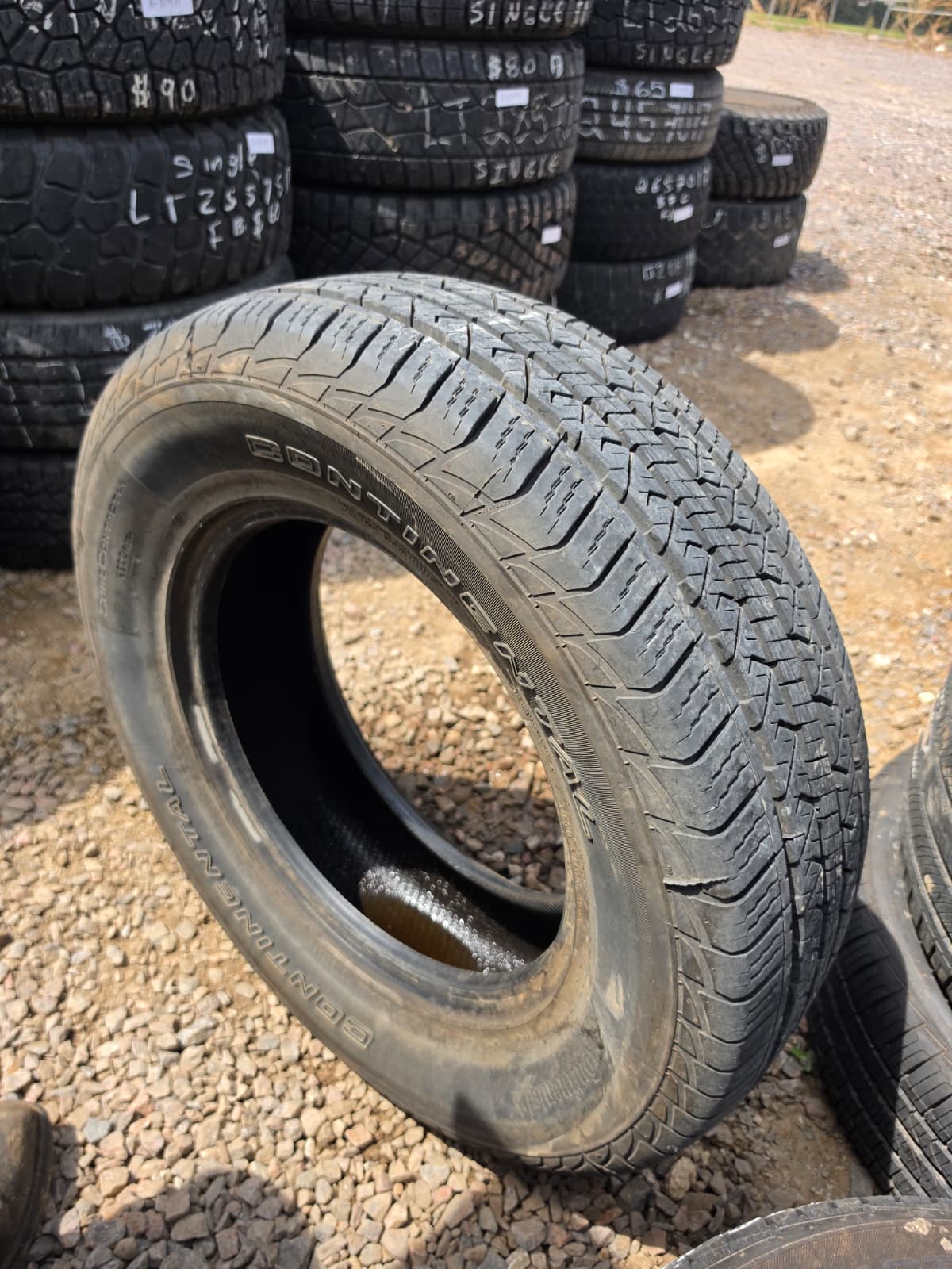 245/70R17 Single (1 Used Tire) Continental SureContact LX