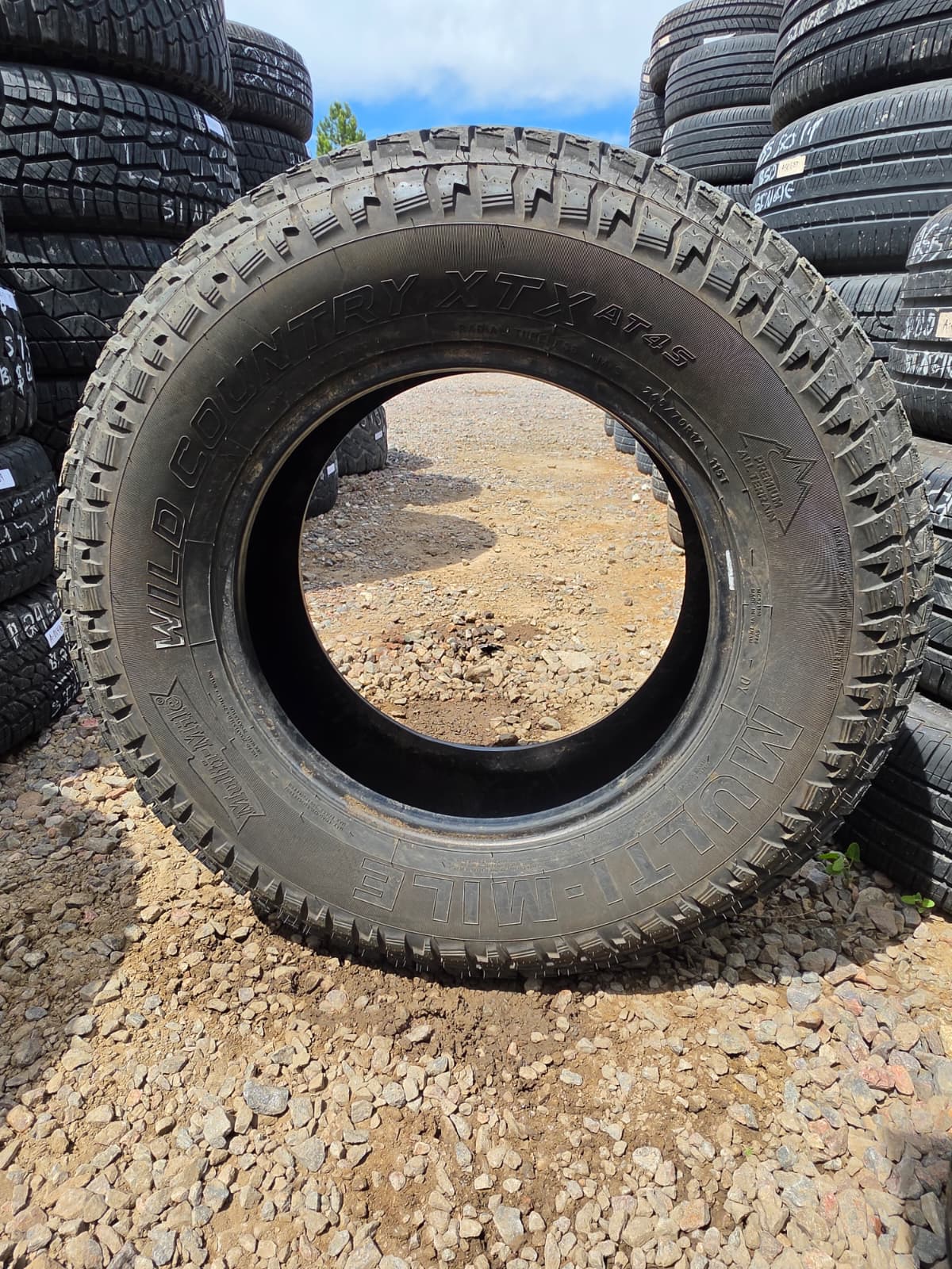 265/70R17 Single (1 Used Tire) Muli-Mile Wild Country XTX