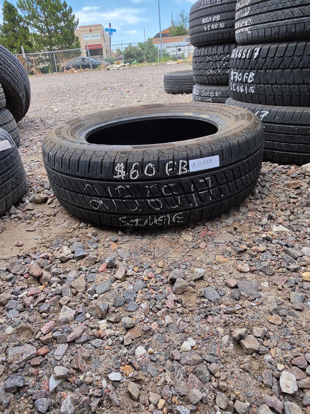 215/65R17 Single (1 Used Tire) Continental Control Contact