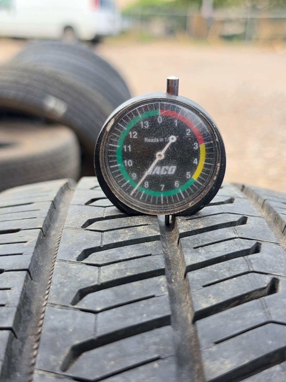 215/65R17 Single (1 Used Tire) Continental Control Contact
