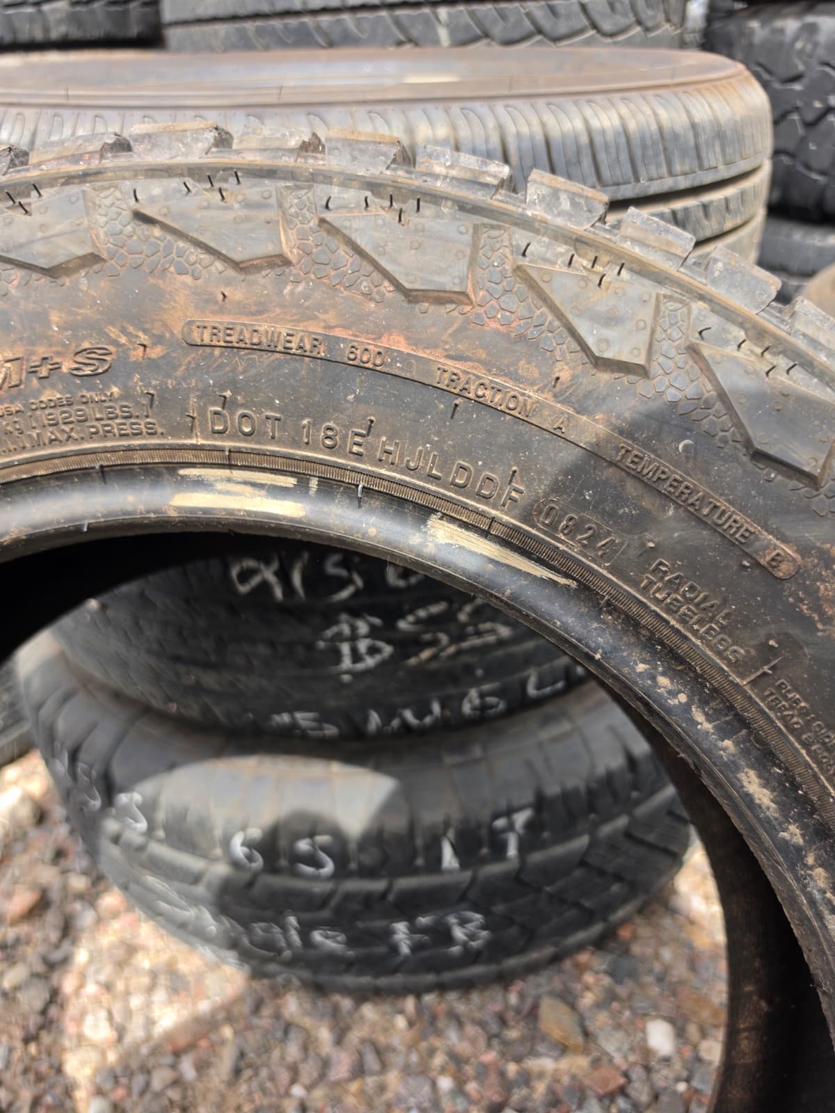 215/65R17 Single (1 Used Tire) Nexen Roadian ATX