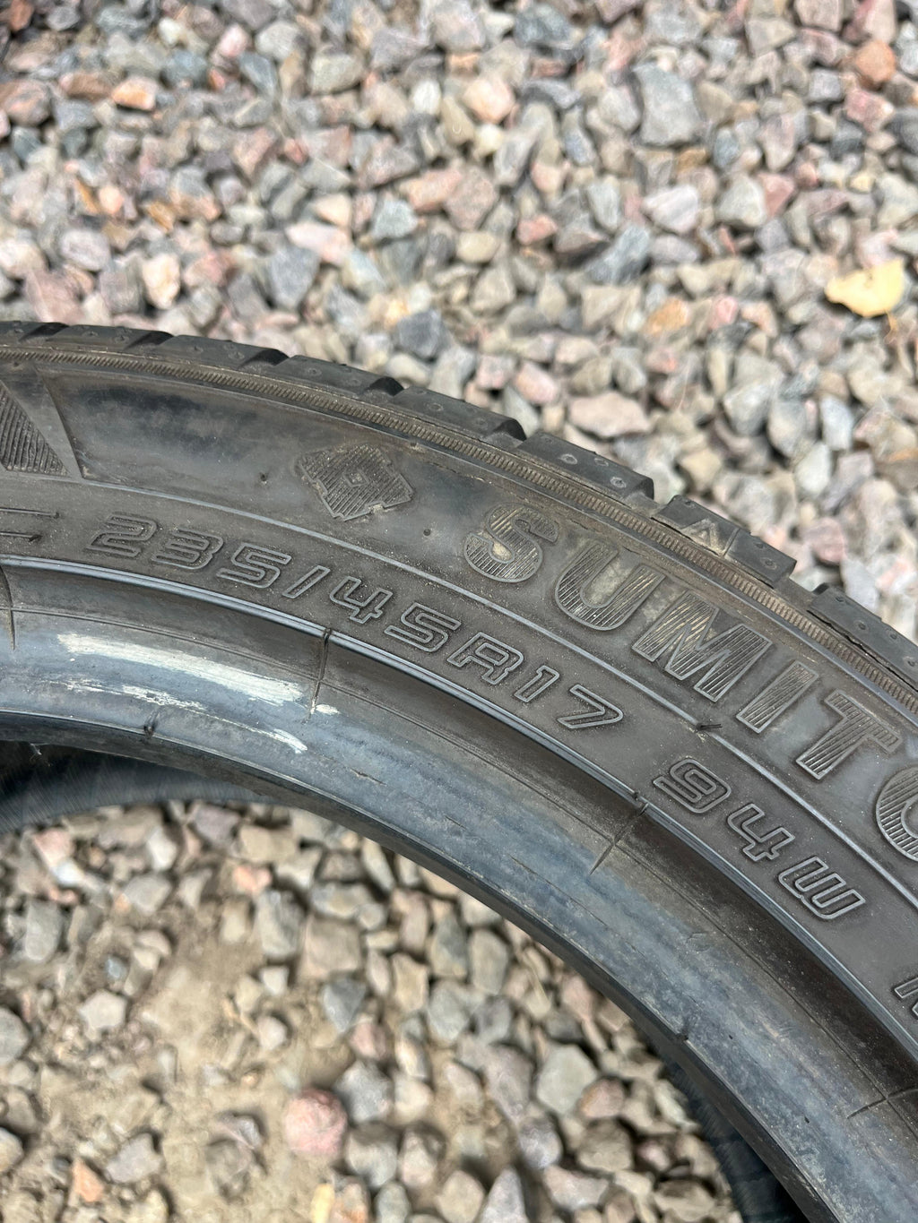 235/45R17 Single (1 Used Tire) Sumitomo HTR PO5