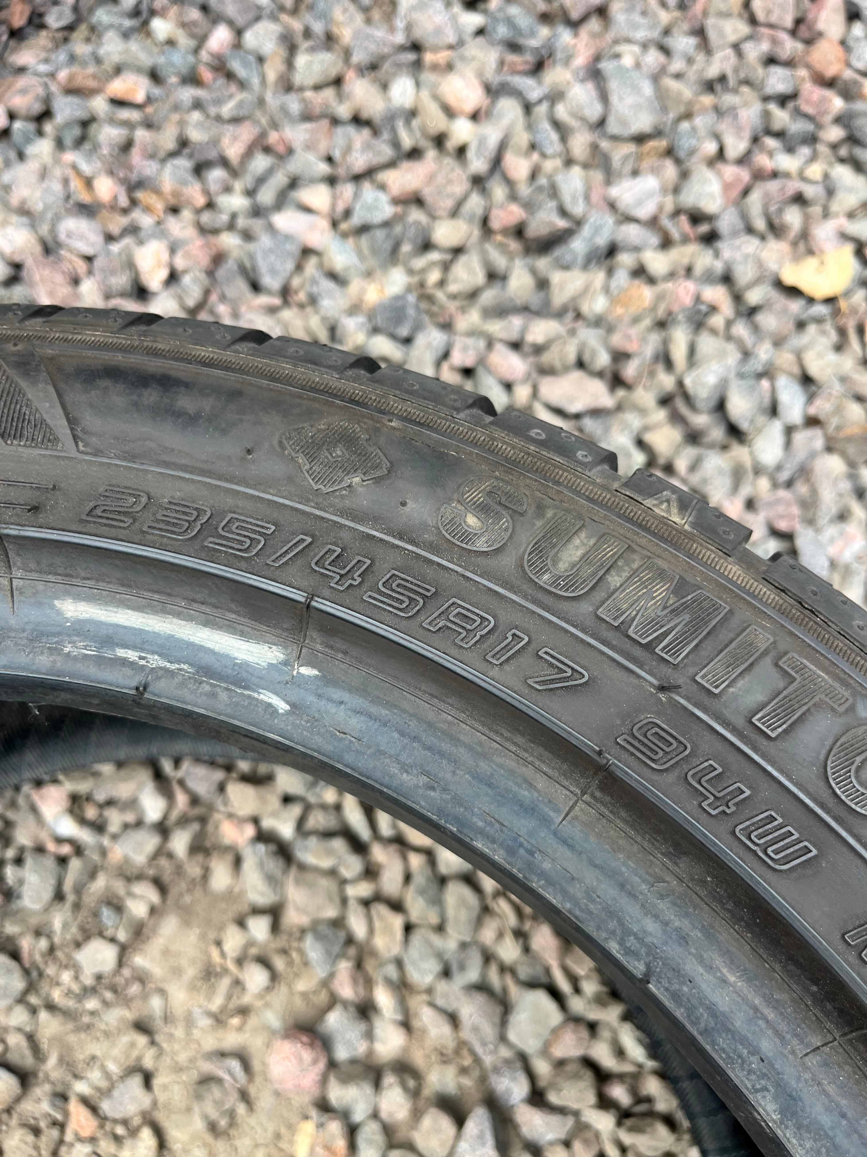 235/45R17 Single (1 Used Tire) Sumitomo HTR PO5
