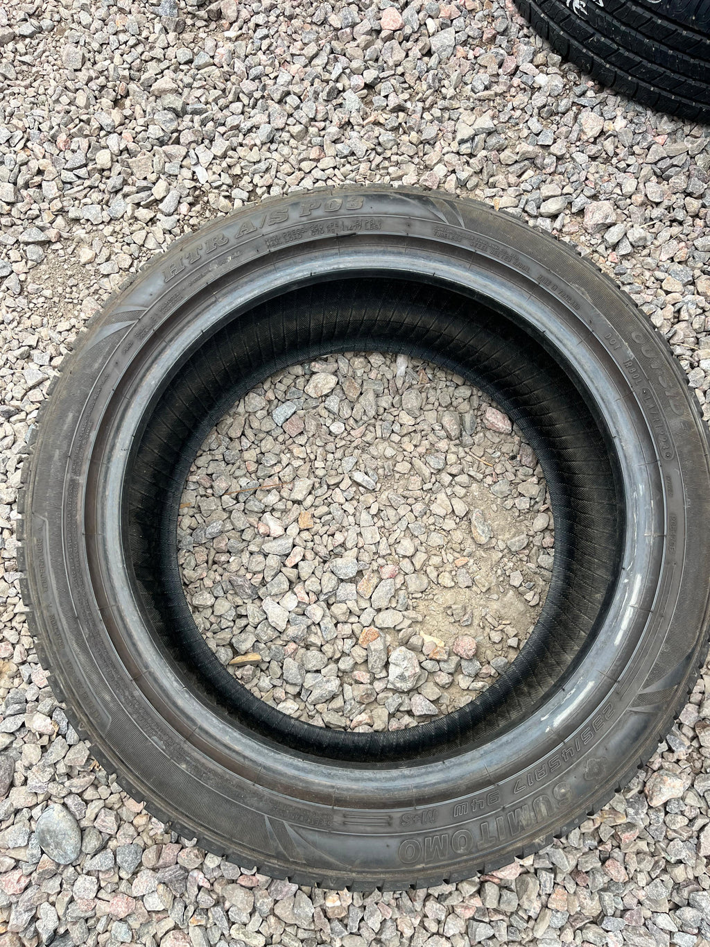 235/45R17 Single (1 Used Tire) Sumitomo HTR PO5