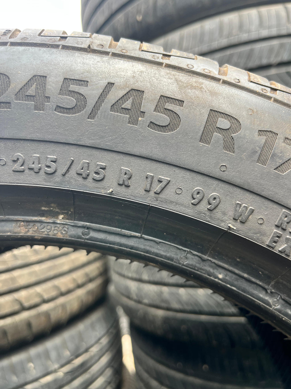 245/45R17 Single (1 Used Tire) Barum Bravuris