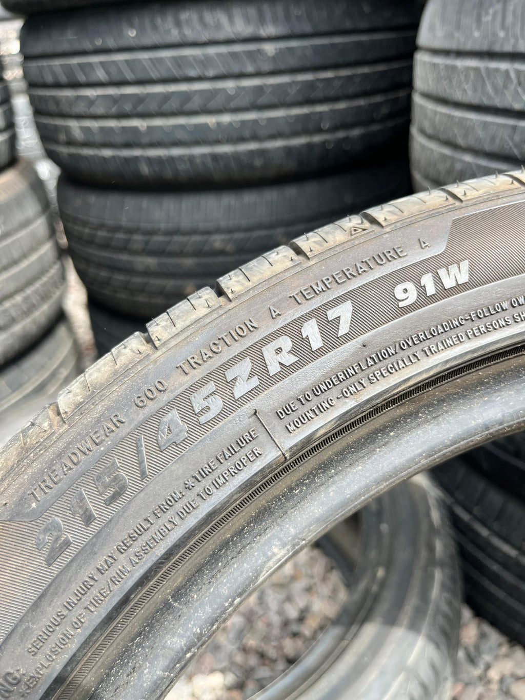 215/45ZR17 Single (1 Used Tire) Crossmax CT-1