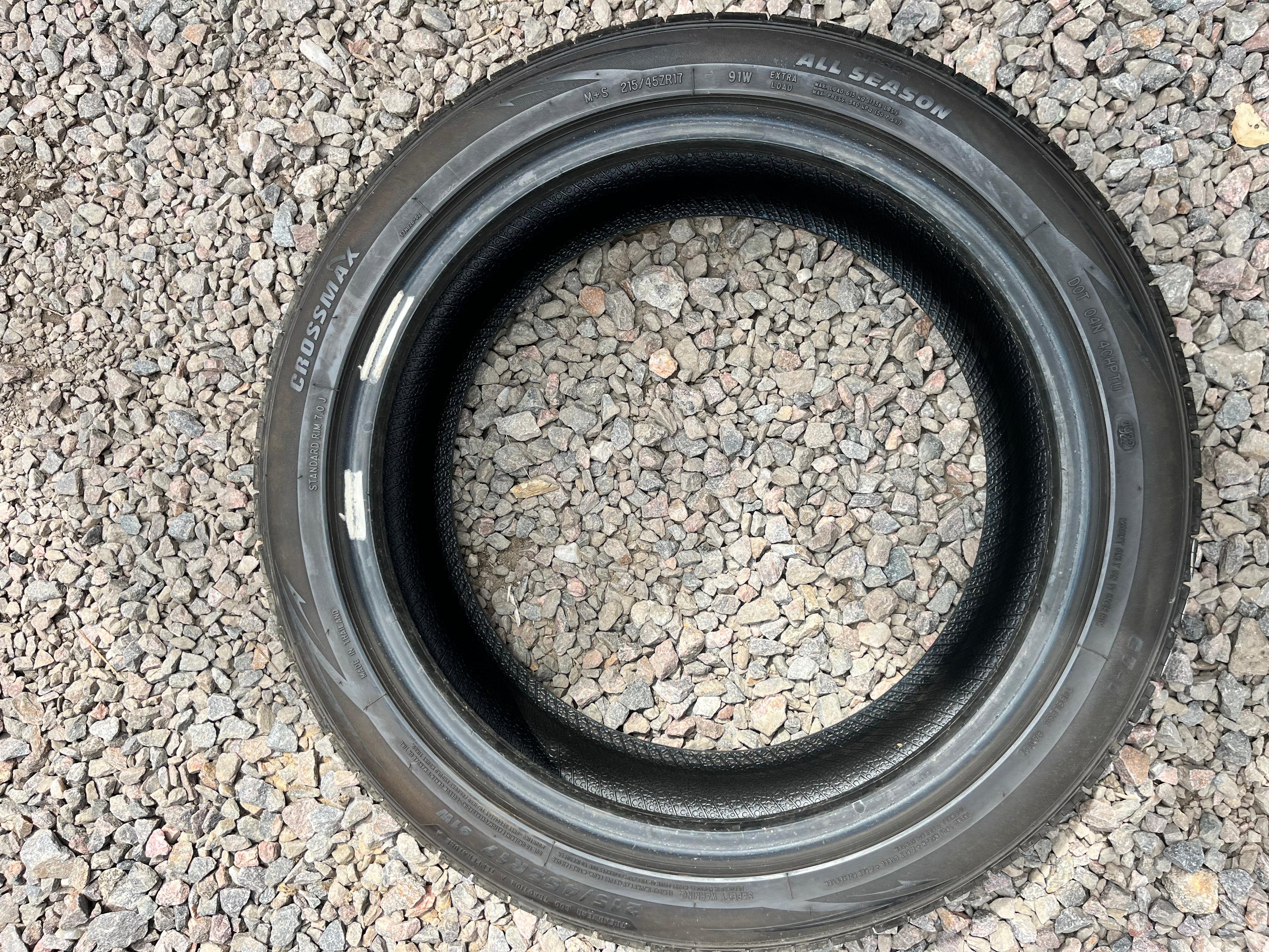 215/45ZR17 Single (1 Used Tire) Crossmax CT-1
