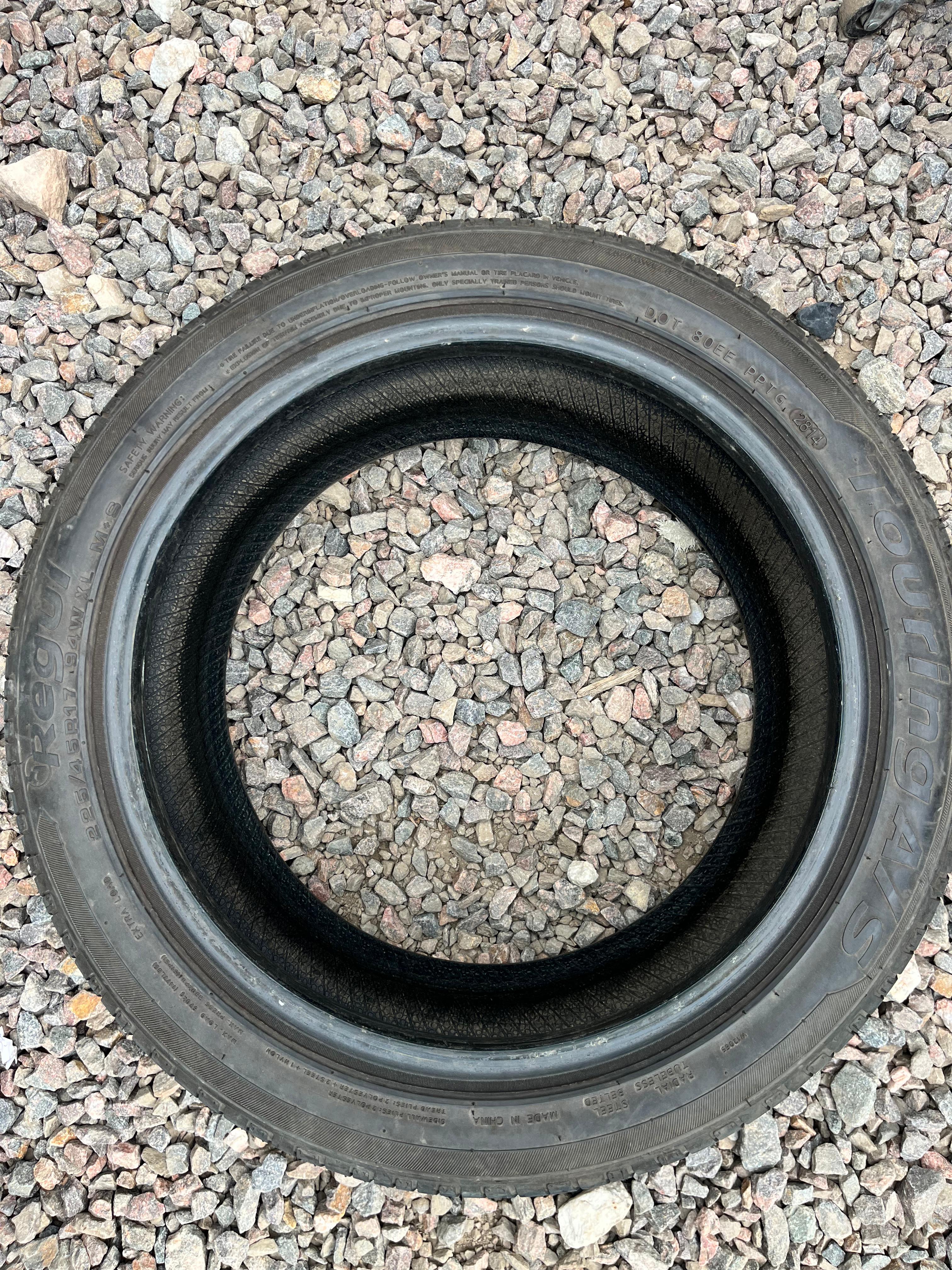 225/45R17 Single (1 Used Tire) Regul Touring
