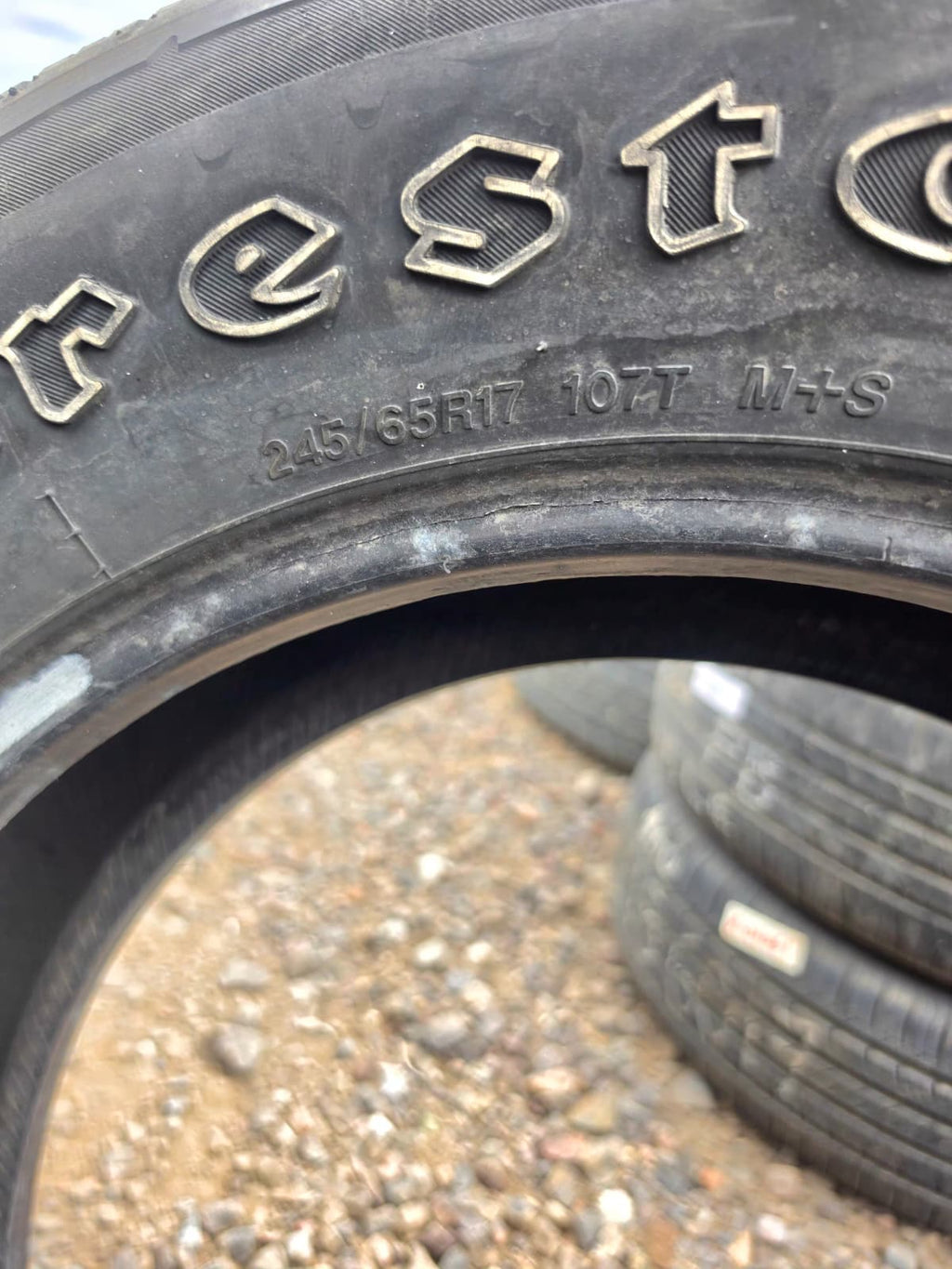 245/65R17 Single (1 Used Tire) FireStone Destination