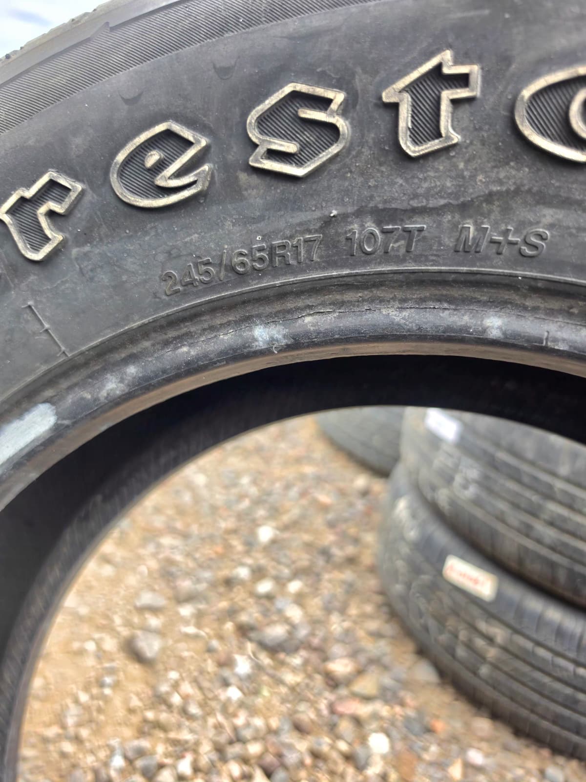 245/65R17 Single (1 Used Tire) FireStone Destination