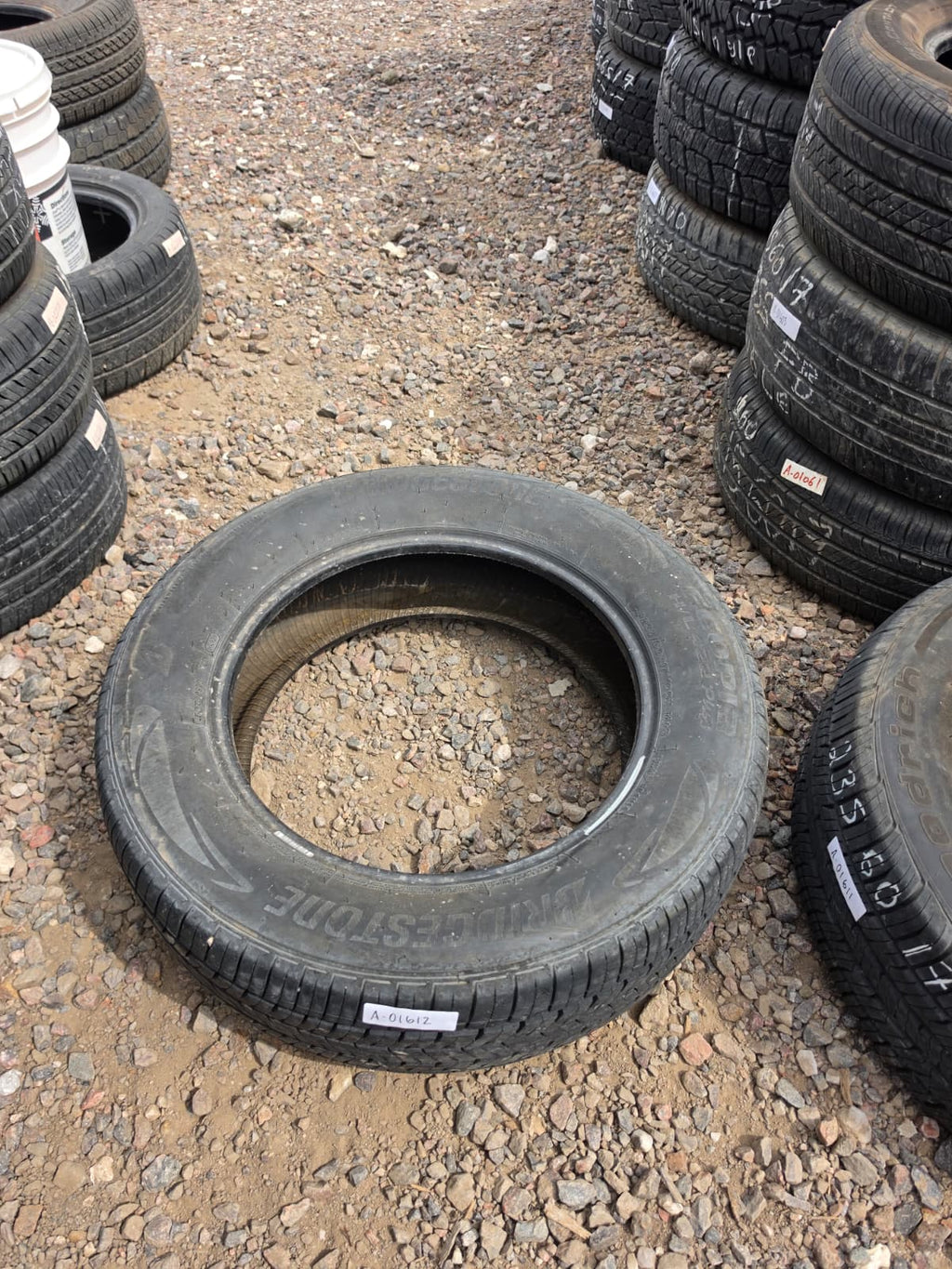 235/60R17 Single (1 Used Tire) Bridgestone Ecopia HL Plus