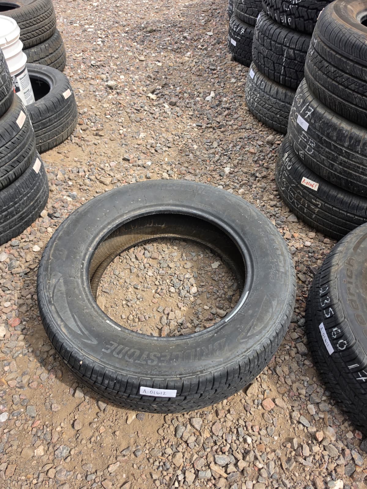 235/60R17 Single (1 Used Tire) Bridgestone Ecopia HL Plus
